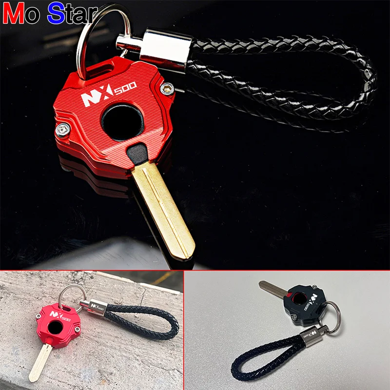 NX500 Accessories Motorcycle NC Keychain Case Shell & Keychain Key Ring For HONDA NX500 NX 500 nx500 2023-2025