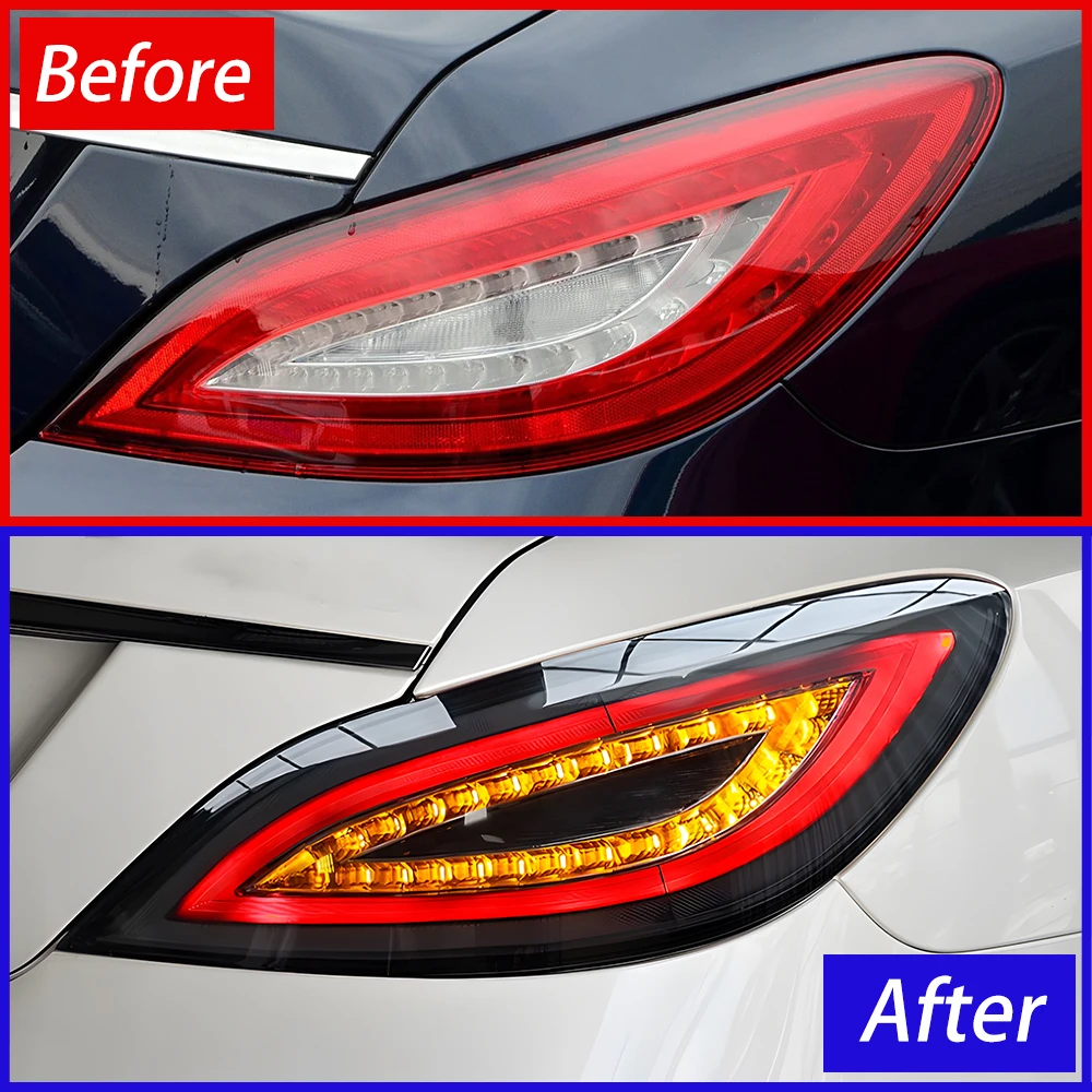LED Turn Signal Light Car TailLight Assembly For Benz CLS 220 260 320 400 W218 C218 2012-2017 Upgrade Auto Back Lamp Accessories