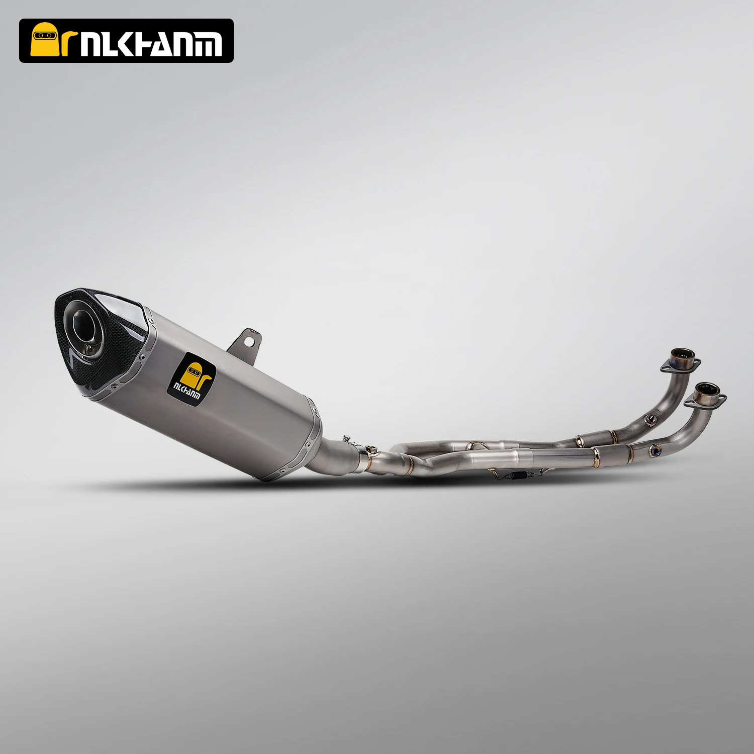 

AK550 motorcycle exhaust full titanium alloy system modification with AK titanium carbon muffler for KYMCO AK550 generation-2