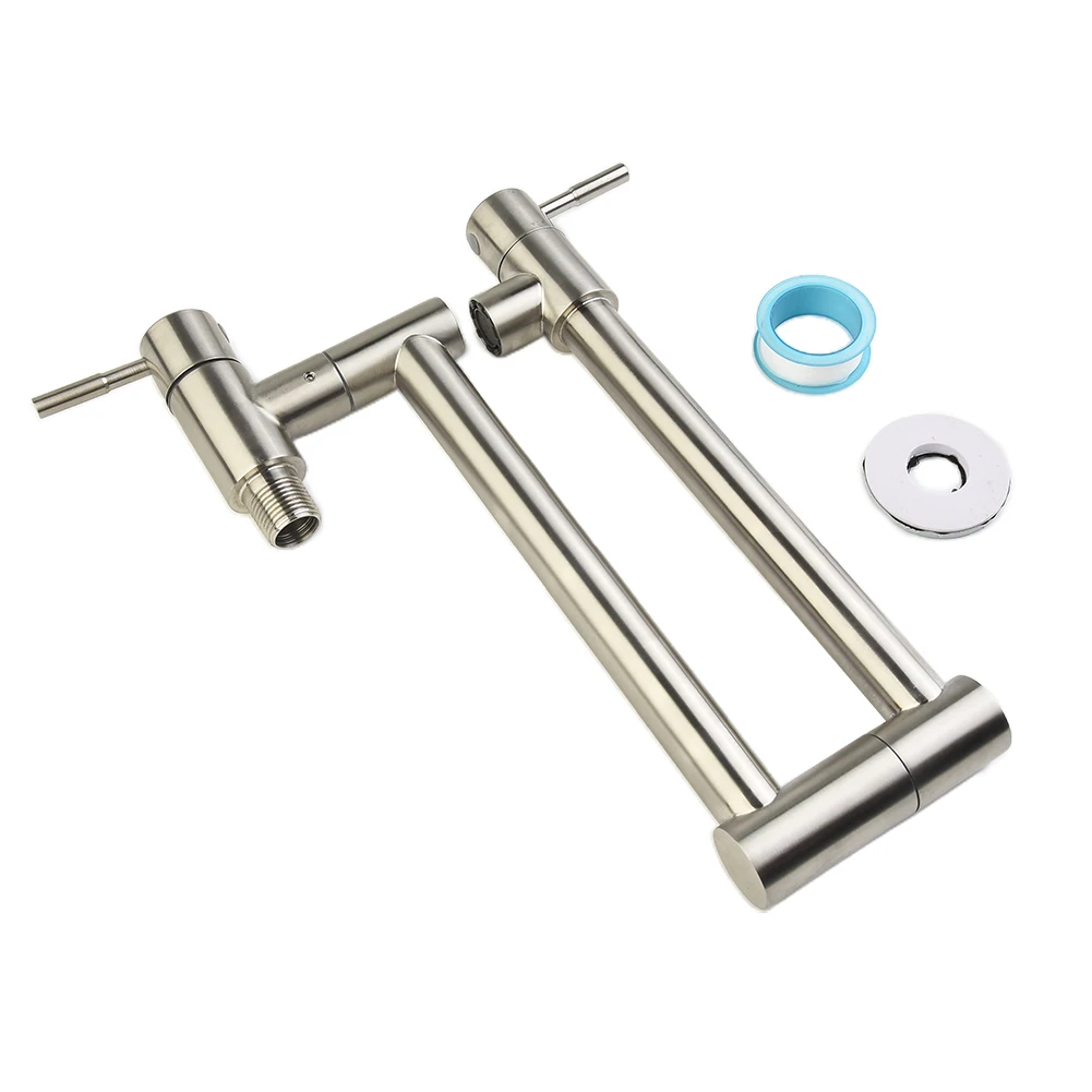 

1 X настенный смеситель с одним отверстием, поворотный складной настенный кухонный смеситель высокого качества, новинка