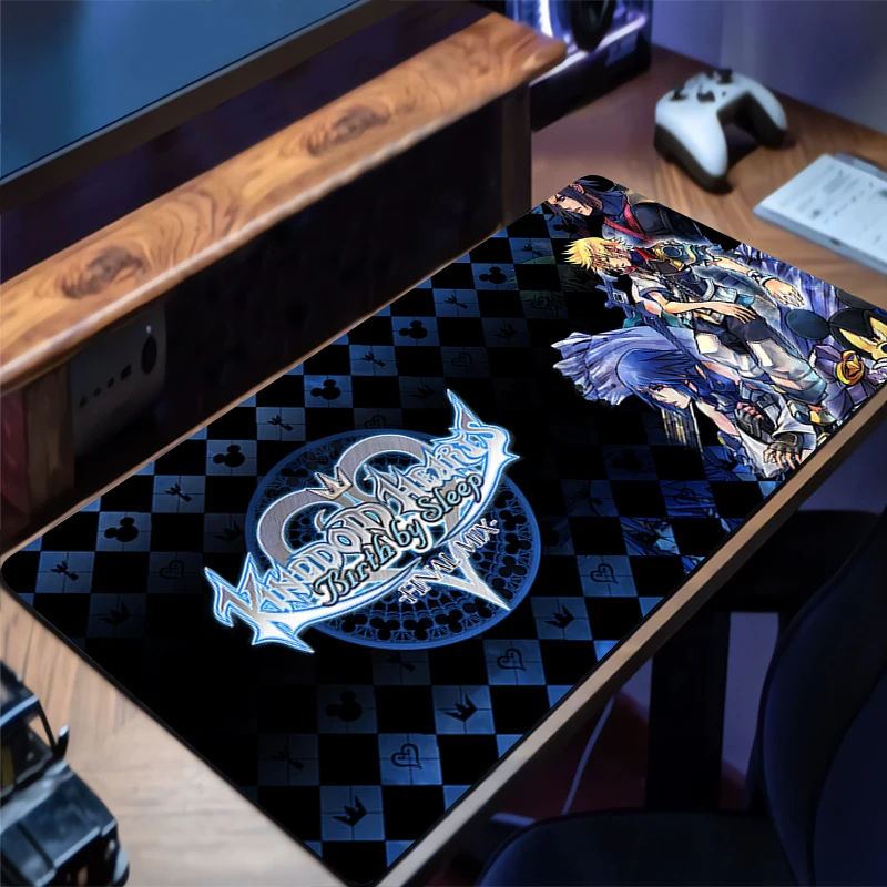

Mouse Pad Gaming Mousepad Desktop Anti-slip Protective Mat K-kingdom H-hearts Computer Keyboard Pad Mausepad Anti-skid Pad