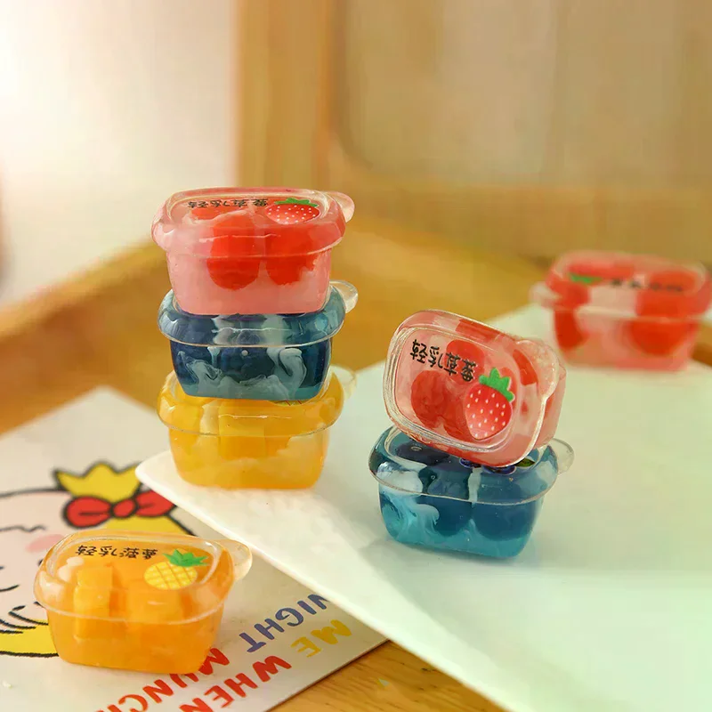 

3 шт. кукольный домик мини-супермаркет пластиковая герметичная комбинированная модель фруктов имитация украшения еды