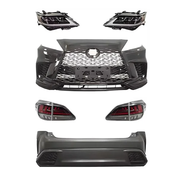 RX350 2013 2014 Upgrade to  2023 RX350h F High Quality Kit - Sport Body Kit with Front and Rear Bumper Kit