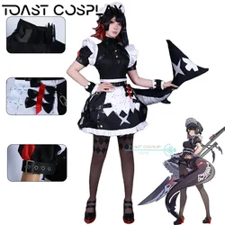 Ellen Joe Cosplay Game Zenless Zone Zero Ellen Joe Cosplay Costume Maid Outfit Zenless Zone Zero Dress Tail Party Clothes