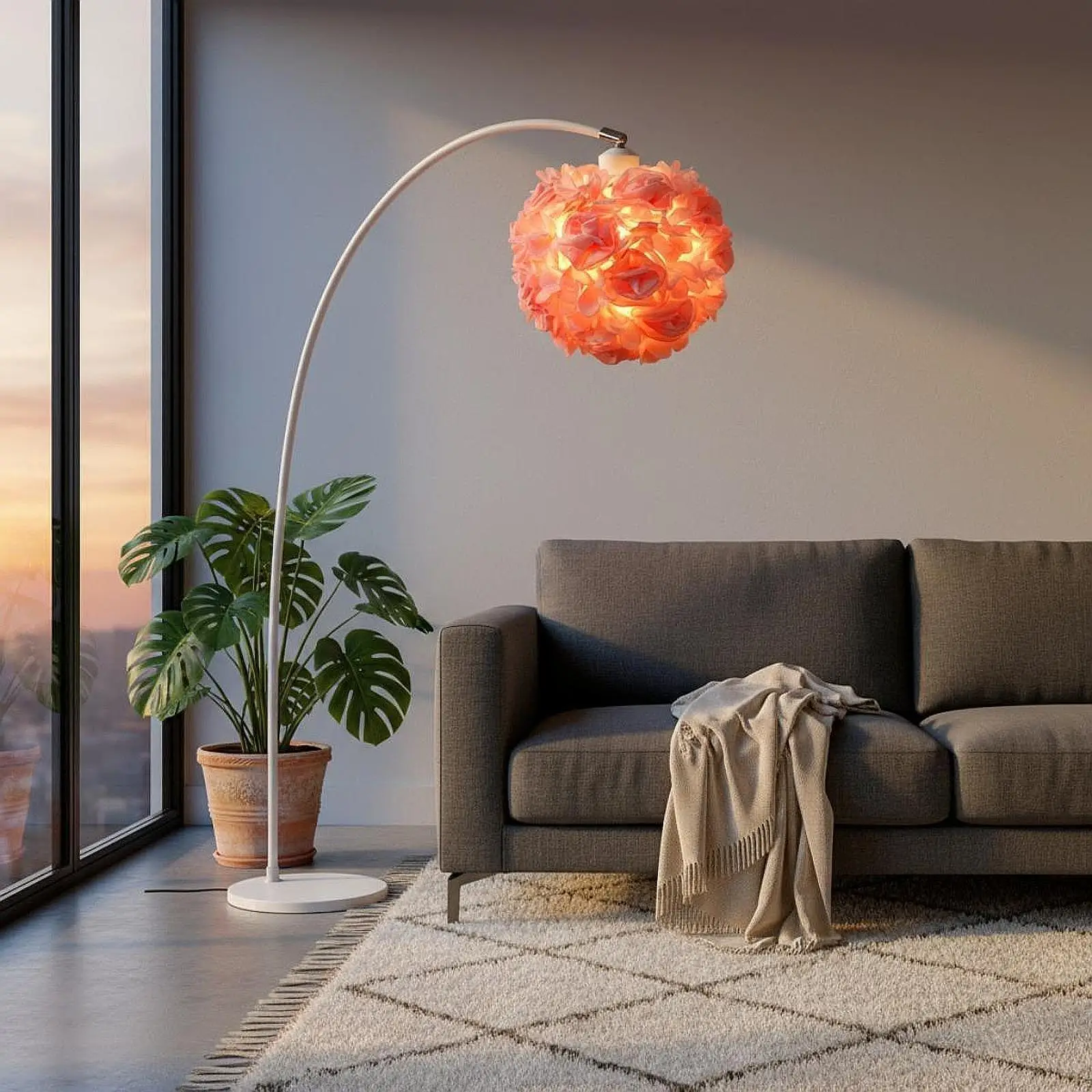 Lamp Shade Lamp Cover Decorative Decoration Fashion Versatile Easy Installation E27 Light Shade for Hotel Office Bedroom Cafe