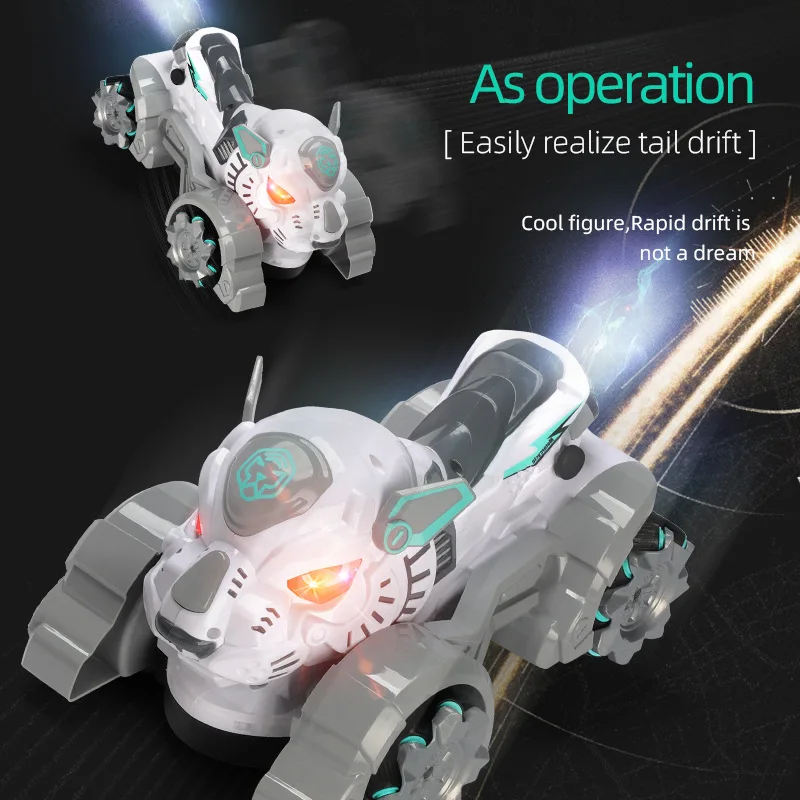 لعبة سيارة تايجر سبراي دريفت RC عالية السرعة 2.4 جرام للتحكم عن بعد مع ضوء موسيقى قوي ومظهر رائع للأطفال #5