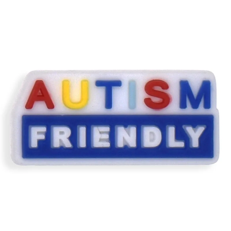 Autismo Consciência Pins, Encantos do sapato, Silicone Mochila, Pulseira Ornamento, Dropshipping Venda, Venda a granel, 16Pcs, Nova chegada