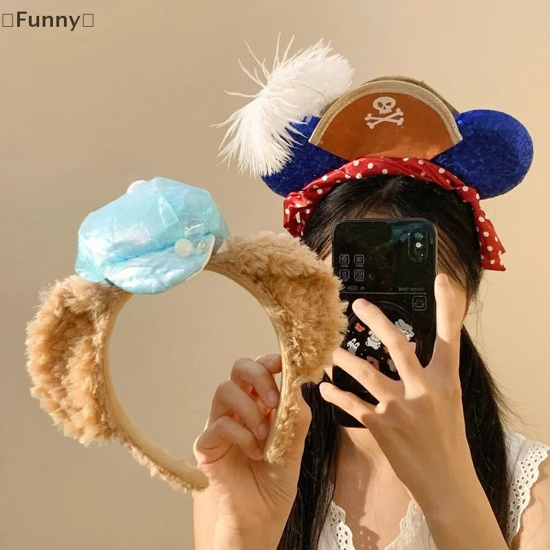 

〔Funny〕Lovely Stuffed Raccoon Headband For Women Face Washing Birthday Party Gathering Headpiece