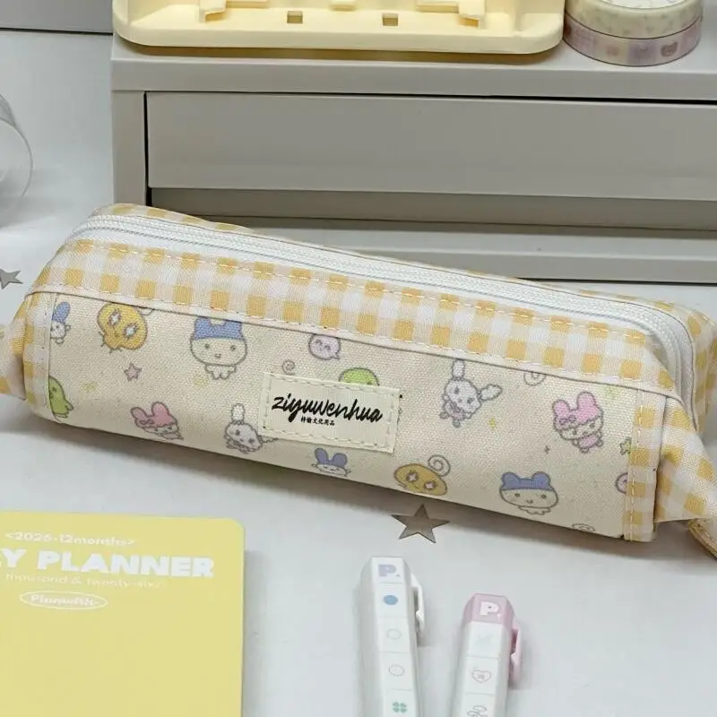 

Tamagotchi Cartoon Large Capacity Pencil Case Anime Peripheral Stationery Bag Cosmetic Storage Birthday Gifts for Boys and Girls