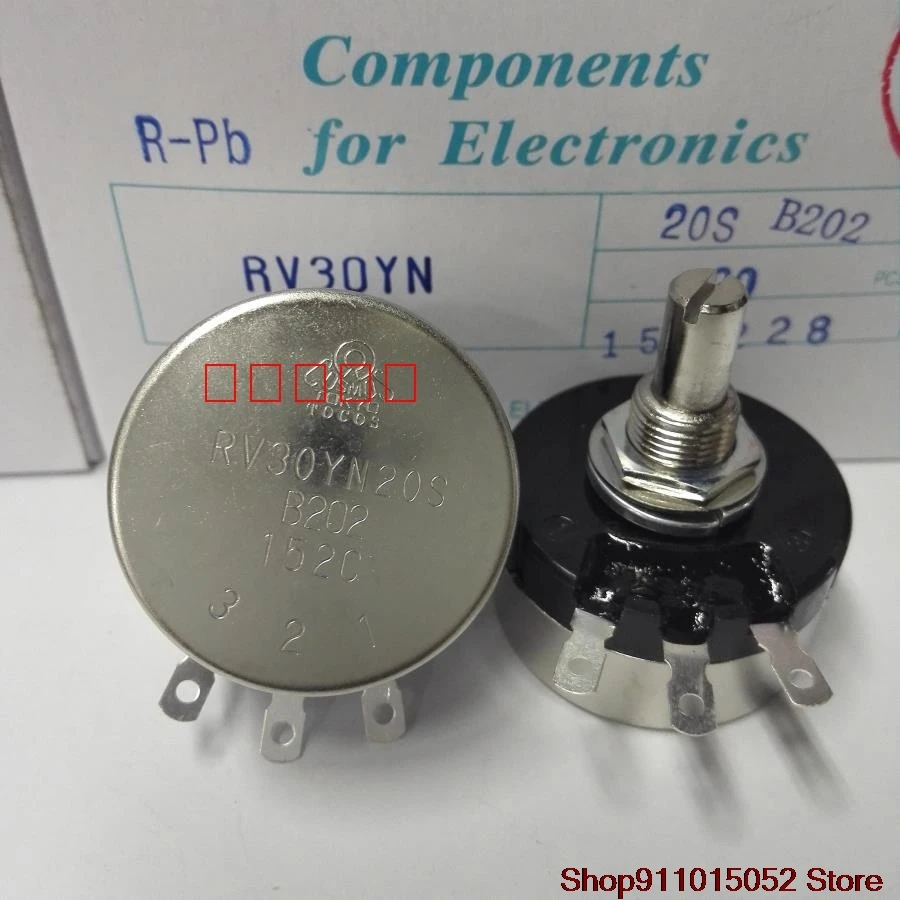 Potenciômetro TOCOS original do Japão RV30YN20SB202 2 k TOKYO COSMOS 3 w