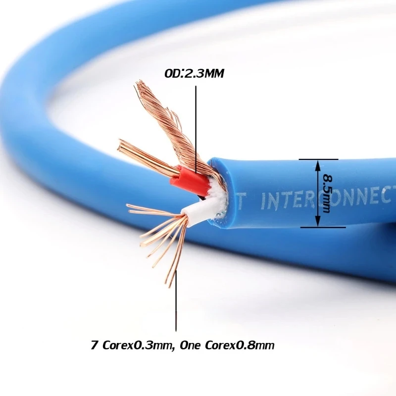 Hifi Audio OFC CARDAS Clear Light  Interconnect Bulk Cable For AMP CD Player AUDIO Signal RCA Cables