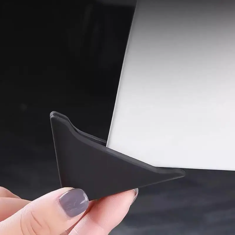 4PCS TPR Car Door Corner Cover Bumper Crash Protector Anti-Crash Protection Auto Care