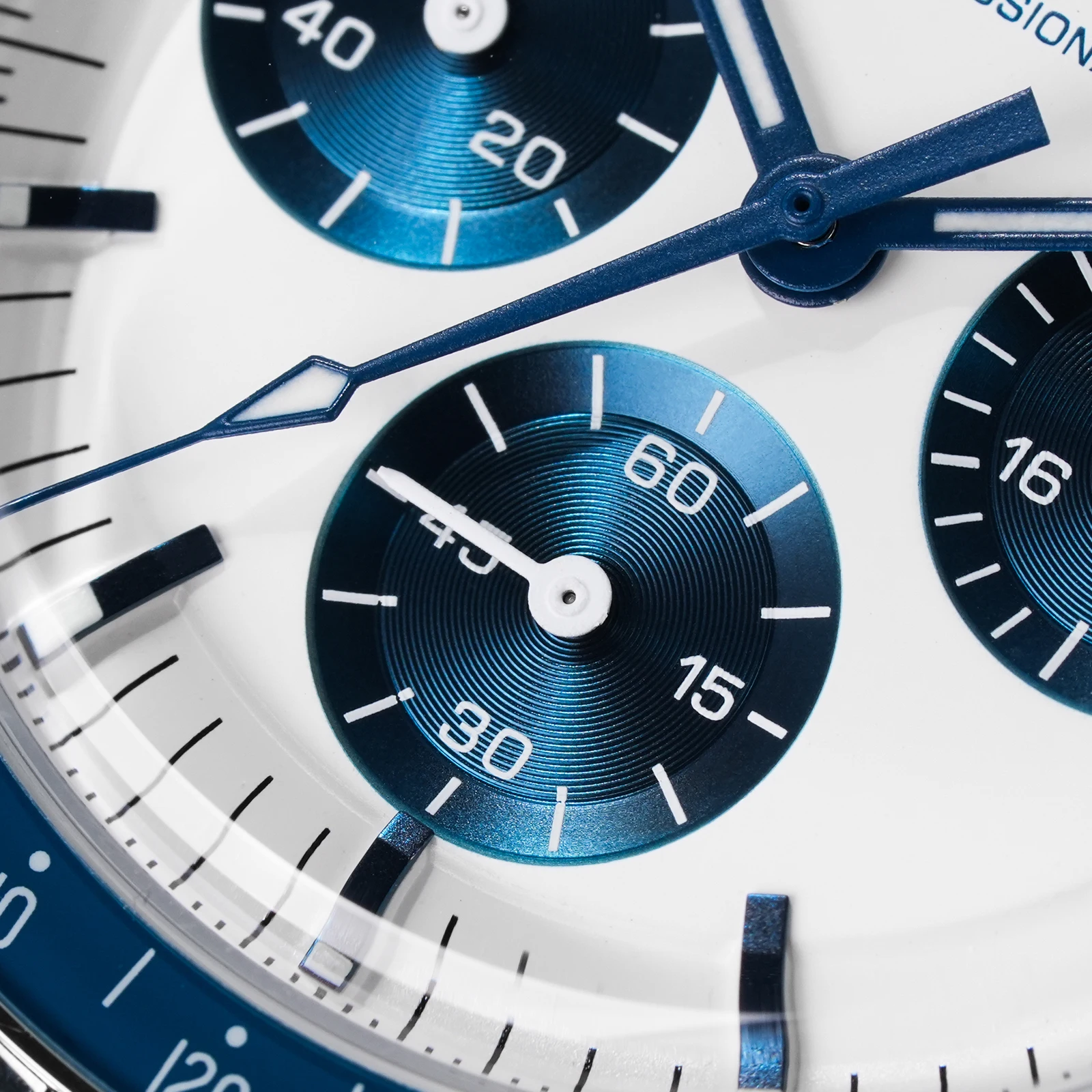 Watchdives WD1863 ساعات كوارتز ميكانيكية مساحات سوداء VK63 كرونوغراف ساعات رياضية رجل فقاعة الياقوت ساعة مقاومة للماء