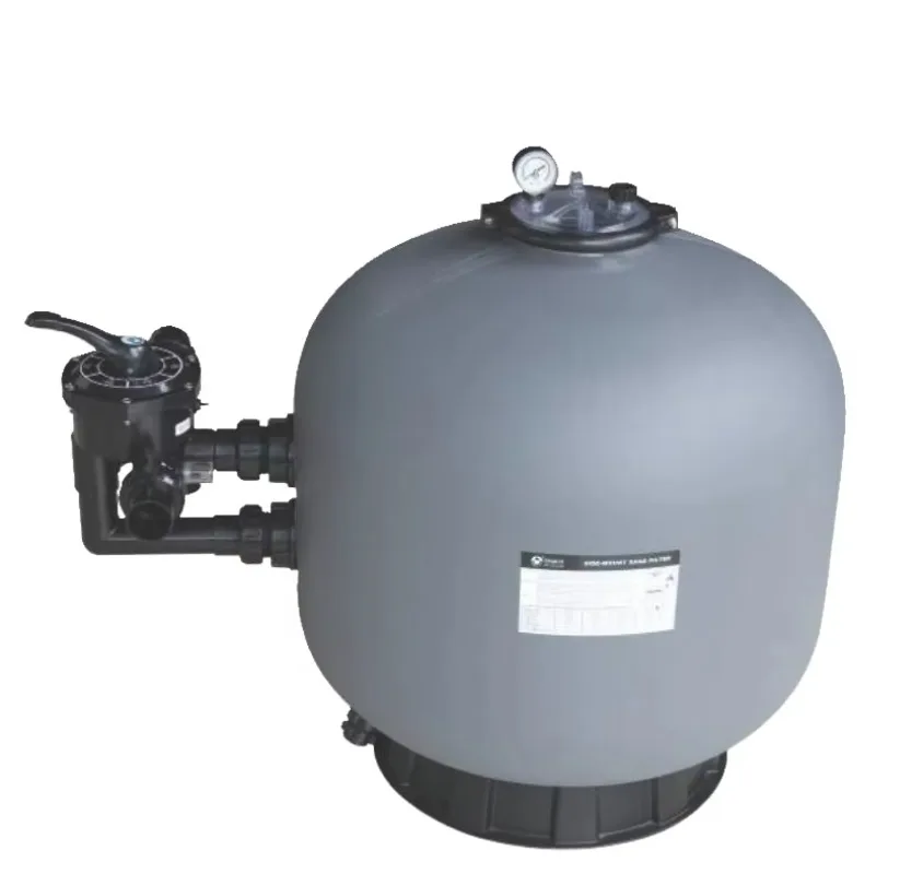Grey And Green Color 400mm Side Mounted Inground Swimming Pool Filter Sand Tank For Swimming Filtration Sand Filter Pool Water