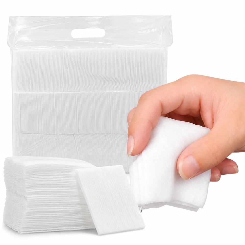 500/1000pcs Makeup Cotton Pad Disposable Facial Cotton Pads Remover Soft Pearl Pattern Cleaning Tool Beauty Cosmetic Tools