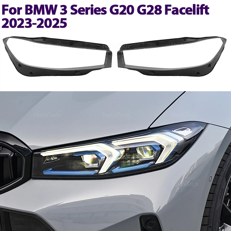 

Transparent Housing Front Headlights Lens Shell Cover Lampcover Lampshade for BMW 3 Series G20 G28 Facelift 2023 2024 2025