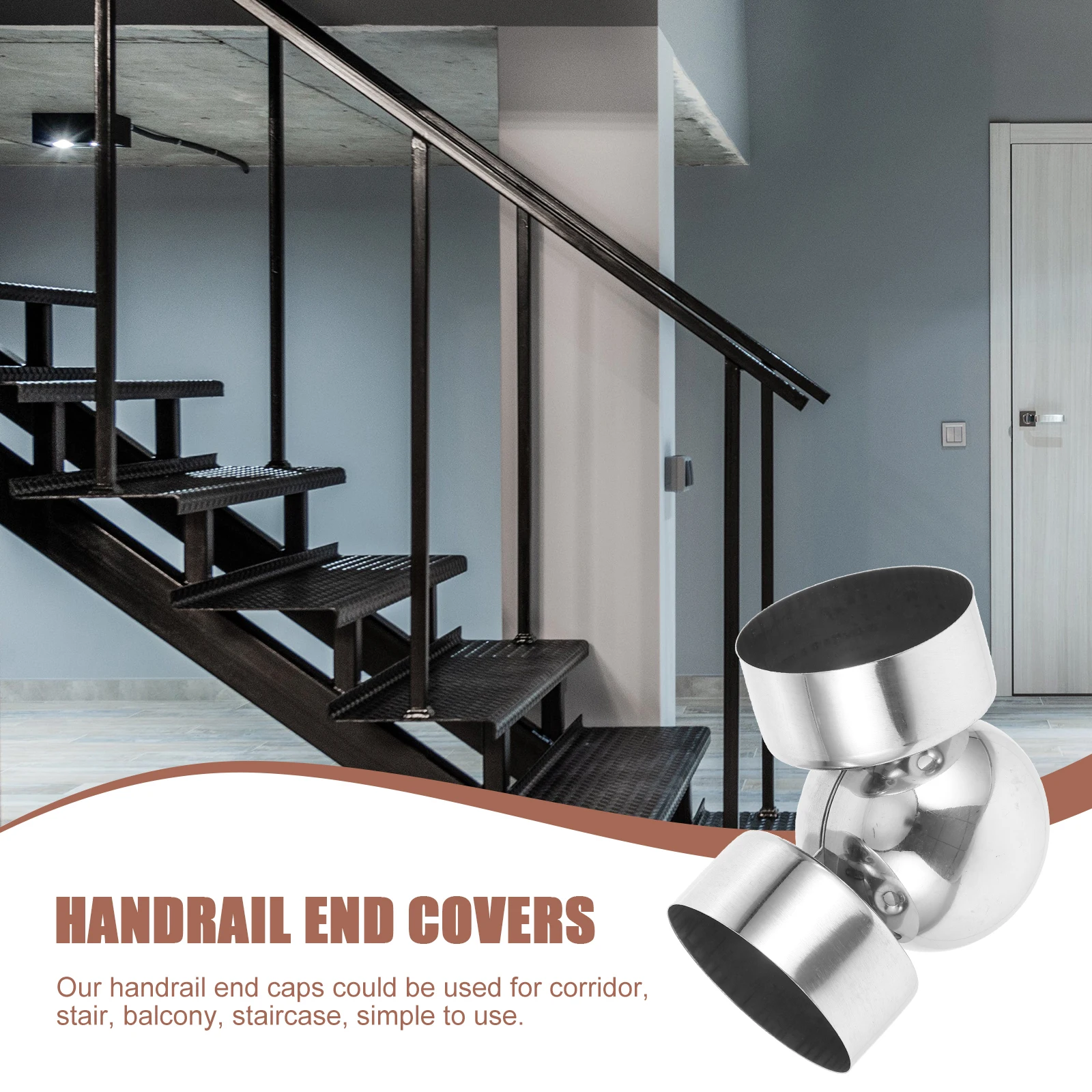 Stainless Steel Extension Fitting Durable Easy Installation Tube Household Fastenings For Cable Railing Handrail Pipe Adapter