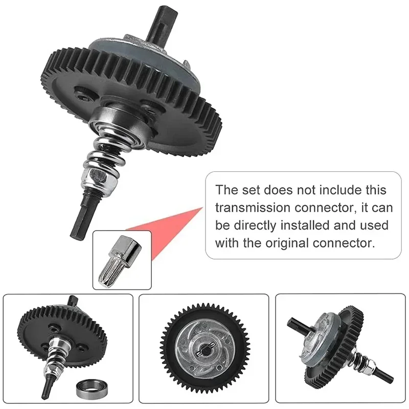 المعادن 6878 التفاضلية والعتاد النعال مخلب و 32P 15T/17T/19T ترس مجموعة ل Trxs سلاش Stampede Rustler 4X4