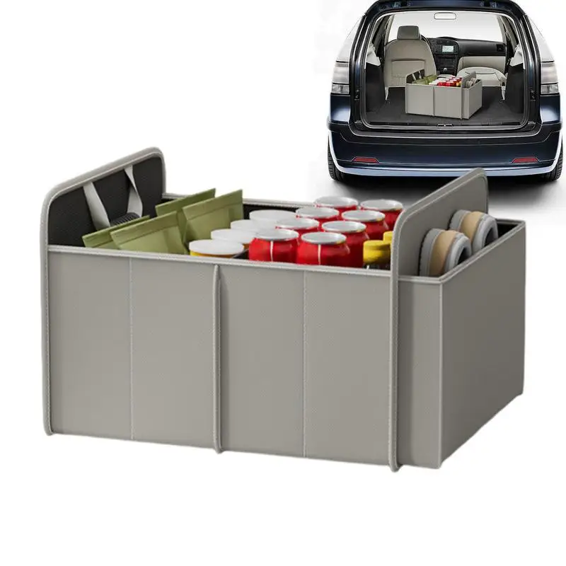 

Car Trunk Organizer Auto Cargo Container Multifunctional Storage Bag For Truck Auto Multiues Pocket Box Car Interior Accessories