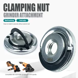 Quick Release Flange Nut M14 M10 Thread Angle Grinder Release Locking Nut Pressing Plate For Angle Grinder Clamping Flange