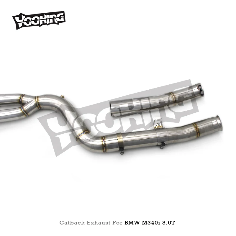 OBM Valved Catback Exhaust Pipes For BMW G20 M340/M340i G22 M440/M440i 3.0T SUS304 Exhaust Of Muffler Factory Direct Sales