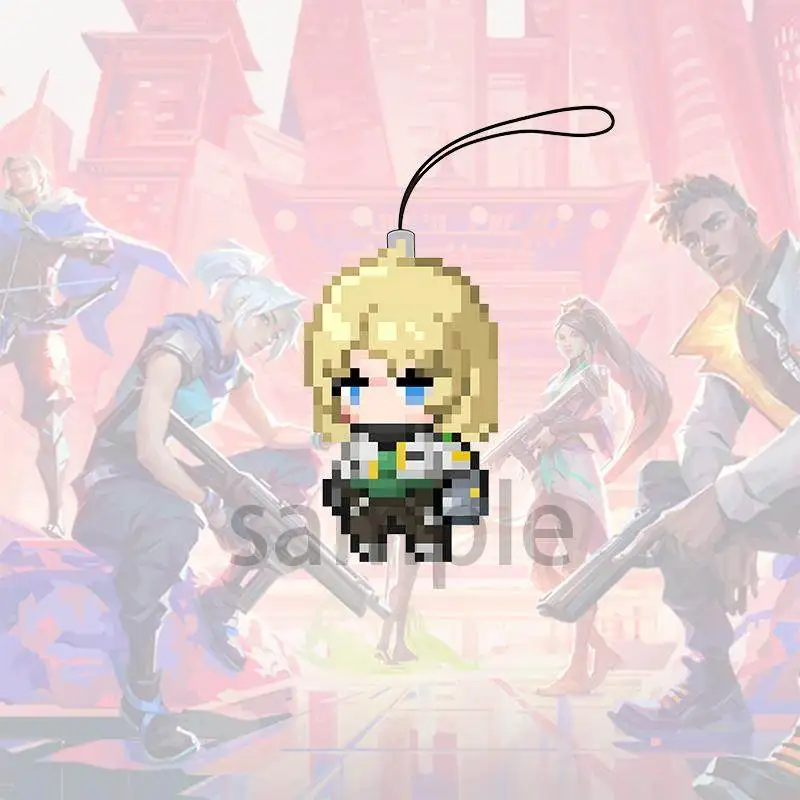 Action Peripherie Figuren Spiel Rollen Veto Waylay Tejo Vyse Nelke Gekko Acryl Handy Kette Lanyard Anhänger Spielzeug Kinder Geschenke