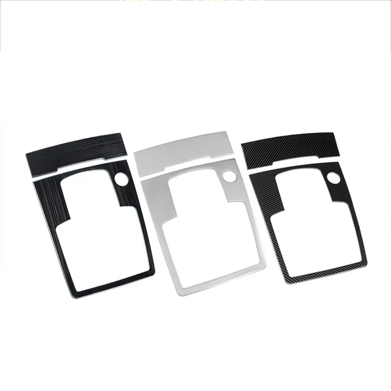 Car Console Gearshift Water Cup Holder Decoration Cover Gear Multimedia Panel Sticker Trim For Audi Q7 Auto Interior Accessories