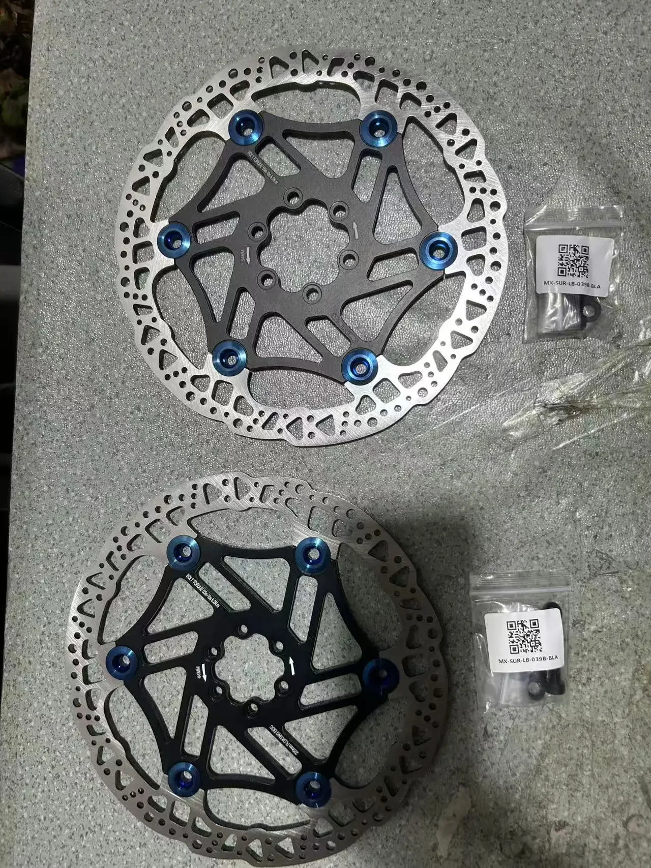 220MM 250MM For Surron Light Bee Talaria Motorcycle Front Rear Floating Brake Disc With Blueing Bolts Off Road E Bike Parts