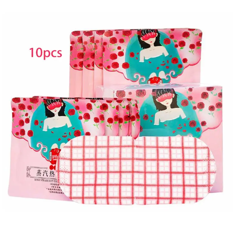 

10 шт. Паровая маска для глаз, согревающий аромат, спа-патч для сна для усталых глаз, расслабляющий, новинка 2021