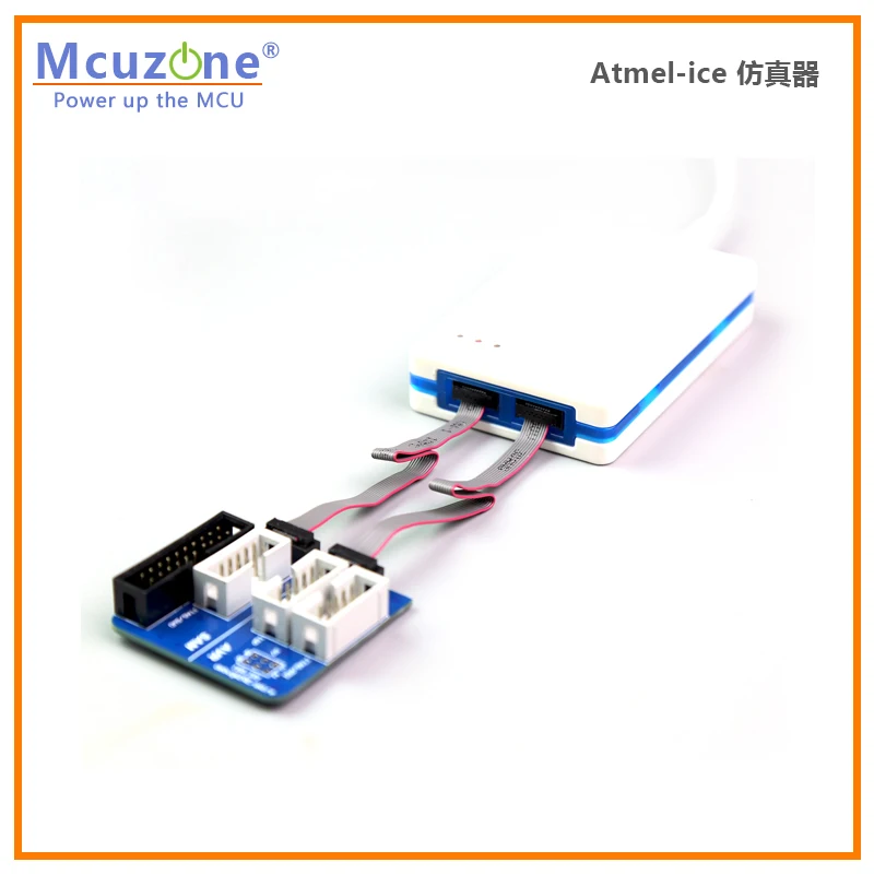 atmel-ice  1.27 TO 2.54 TPI JTAG ISP AVR SAM SWD ATATMEL-ICE-ADPT  10-lead squid cable flat cble/adptr brd