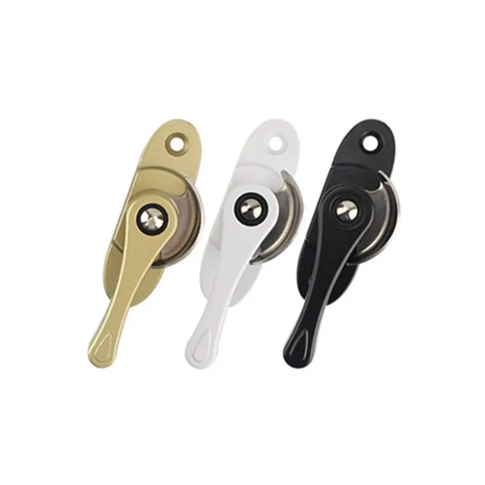Window Lock Buckle Window Safety Lock Anti Wear Aluminum Alloy Sliding Door Lock Multifunctional Door and Window Hardware