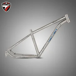 TWITTER 27.5/29inch titanium mountain bike frame Hidden inner routing Barrel drawer version 12*142mm BB68 threaded center shaft