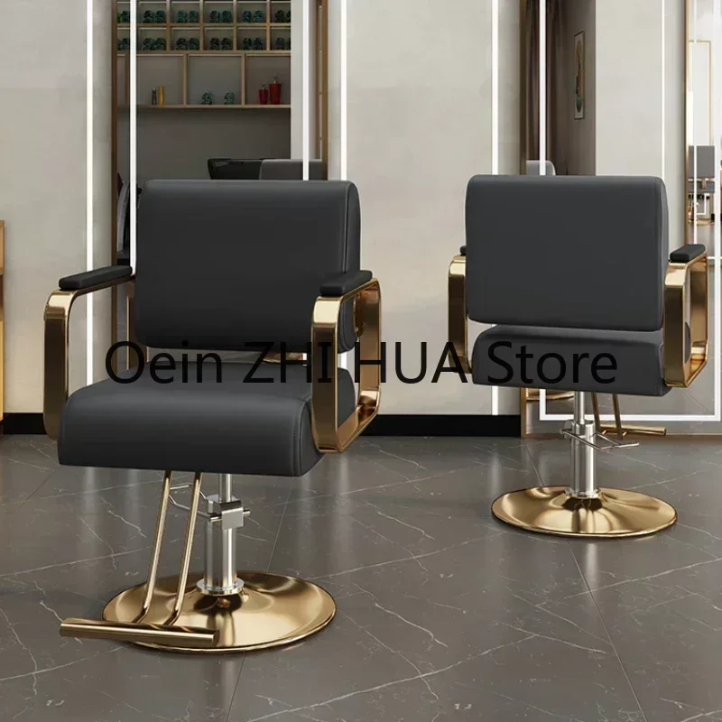 

Beauty Salon Speciality Barber Chairs Hair Cutting Swivel Recliner Spa Barber Chairs Waiting Adjustable Chaise Furniture QF50BC