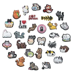 Pet Cat Shoe Charms for Crocs Accessories Clogs Pins Women Badges Boy Girls Jeans Kids Decorations Buckle Shoes Accessories