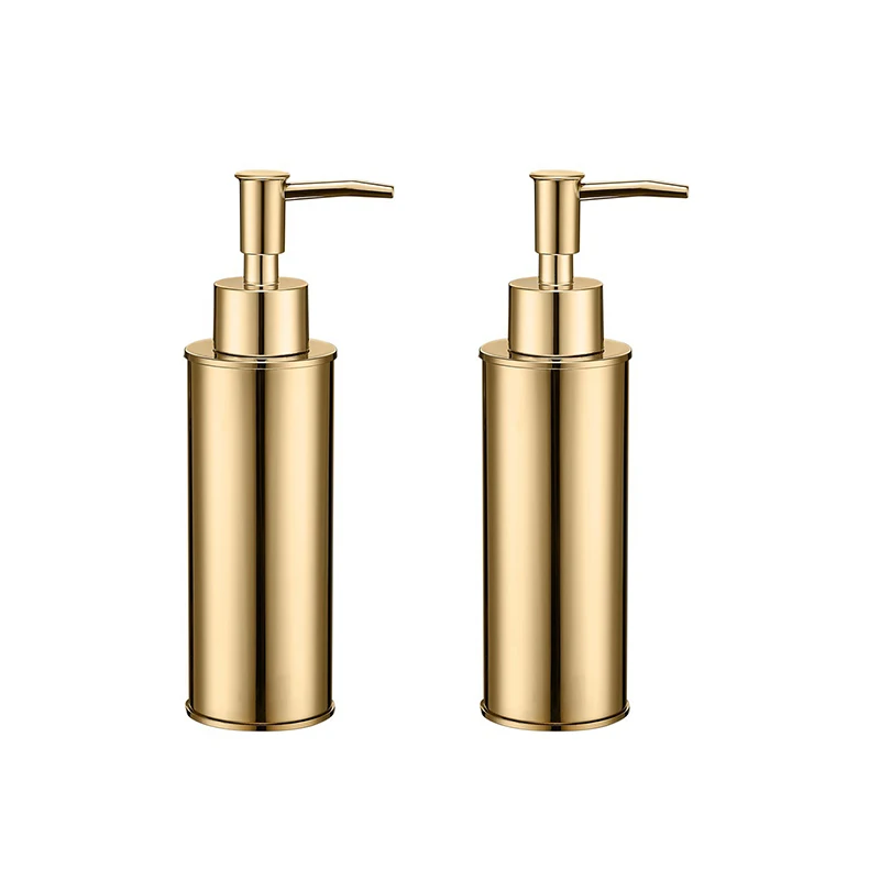 304 Stainless Steel Wall-Mounted Soap Dispenser - Manual Press Dispenser for Shampoo & Shower Gel in Hotels, Guesthouses