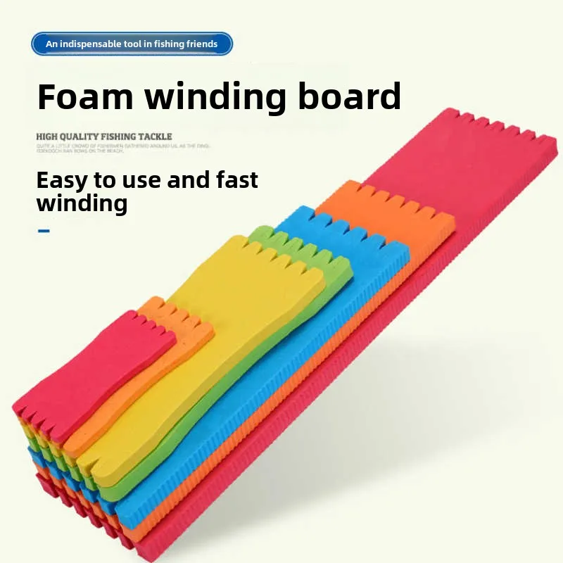10/5/2PCS Fishing Foam Spools Fishing Line Winding Board Rig Holder Fishing Line Accessories Rig Winders Random Colour
