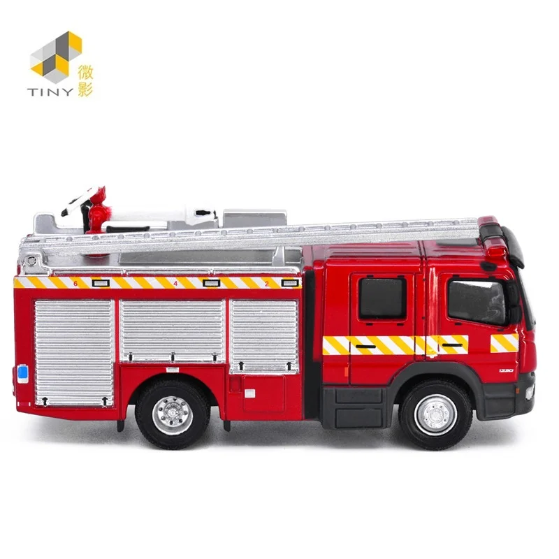 Tiny 1:87 Ben-chi Macau Corpo Bombeiros NO.24 Alloy Simulation Model Car