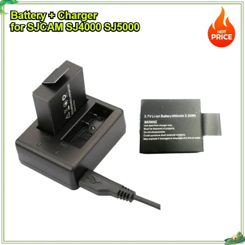 

SJ4000 PG900 PG1050 Battery + Charger for SJCAM SJ5000 SJ6000 Sj7000 SJ8000 M10 EKEN 4K H9 H8 H9 GIT-LB101 1050mAh /1350mAh