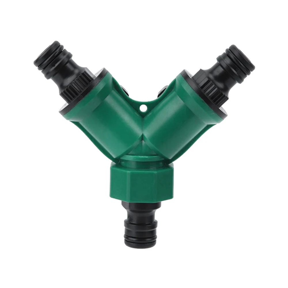 Garden Water Pipe Connectors Pipe Three Way Plastic Valve with Switch Garden Hose Connector for Landscaping Flower Planting