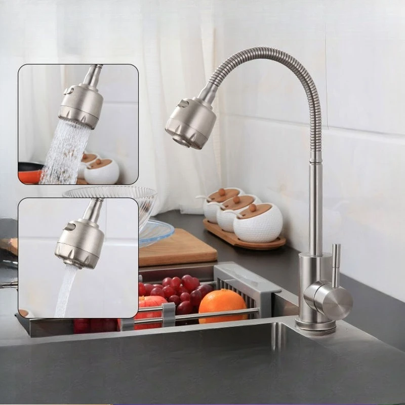 

Черный универсальный вращающийся смеситель для овощей из нержавеющей стали 304, выдвижной кухонный смеситель для раковины с горячей и холодной водой