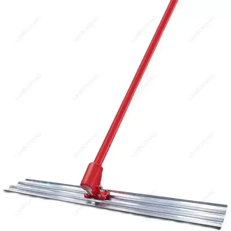 90x12.5CM Handheld Concrete Leveling Machine, Thickened Manganese Steel Screed for Floor Surface