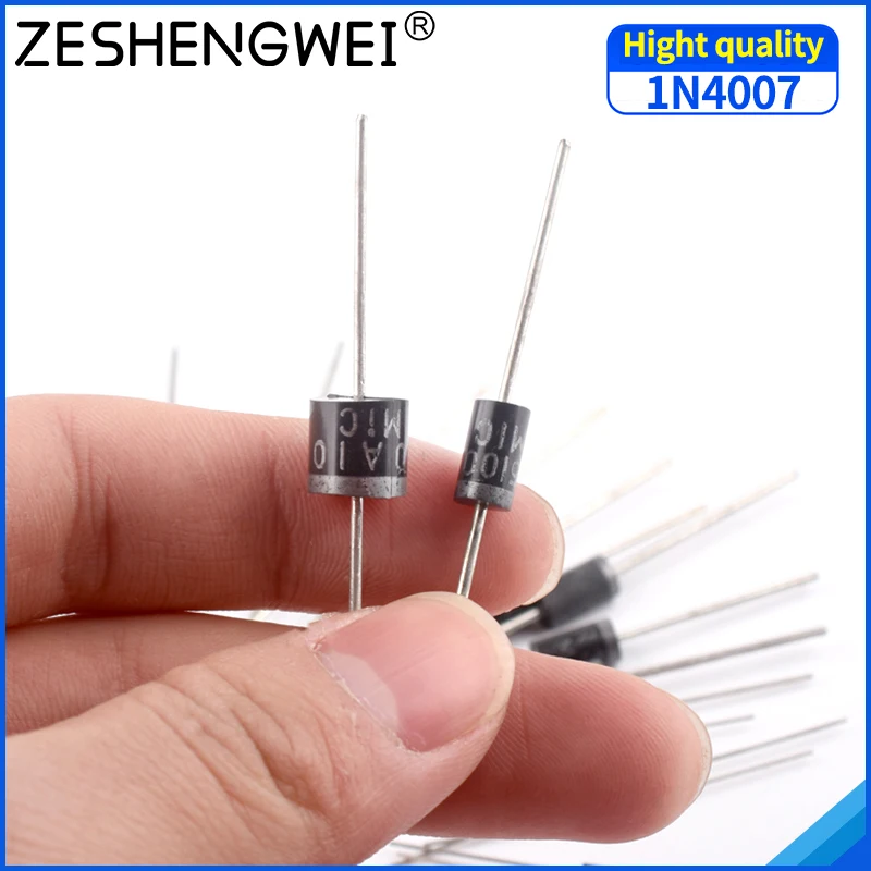 100PCS 1N4007 4007 1A 1000V DO-41 High quality Rectifier Diode IN4007 1n4007