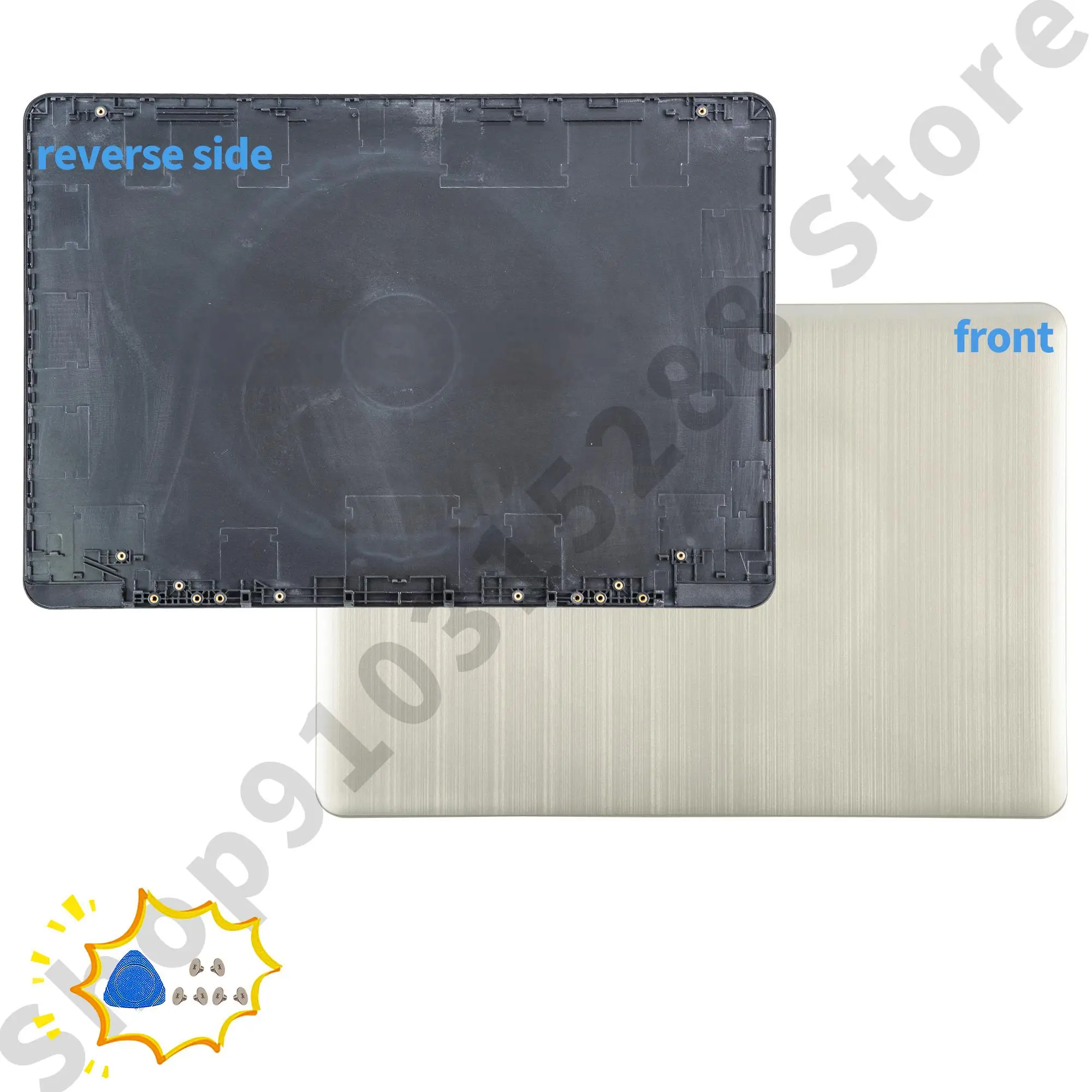 Funda de plástico para ordenador portátil, cubierta trasera con bisel frontal, reemplazo de plástico, para S4000V, S4100V, S4200U, S410U, X411, R421U