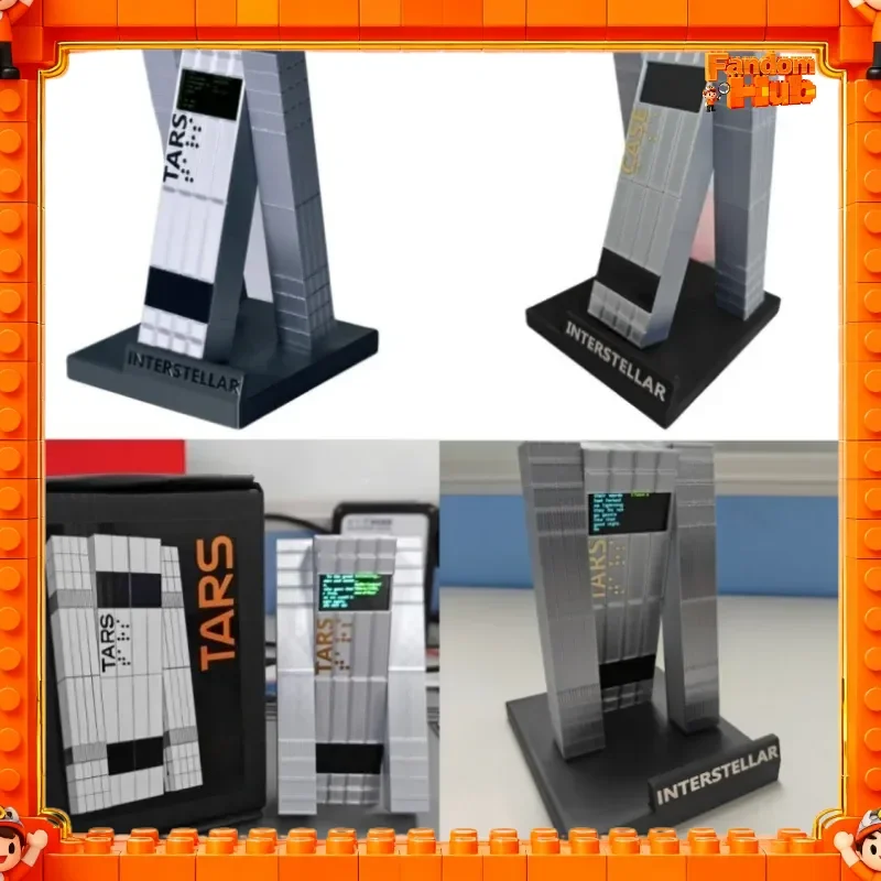 

NEW HOT Interstellar Merch Goods – Tars And Case Robot Action Figure Model Toys Fans Gift