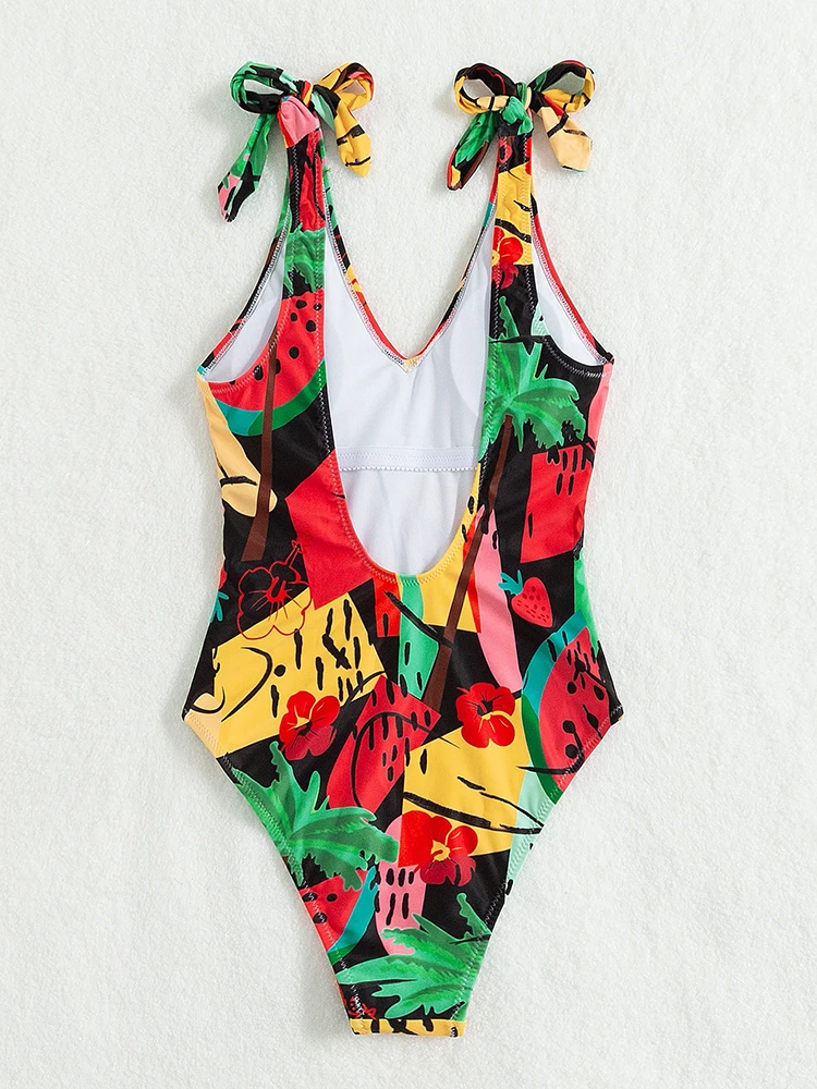 Sexy Print Swimwear Women 2023 One Piece Swimsuit Female Bathing Suit Summer Swimming for Beach Wear maillot de bain monokini