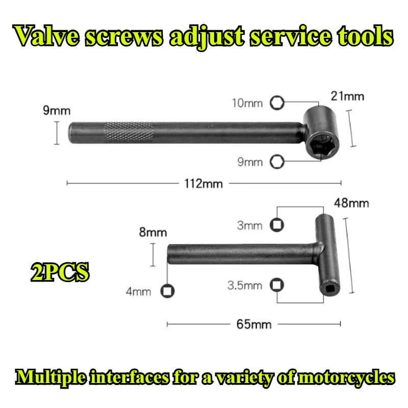 

Motorcycle scooter valve screw adjusting wrench valve foot rocker arm clearance distance adjustment tool for Gy6 50 150cc