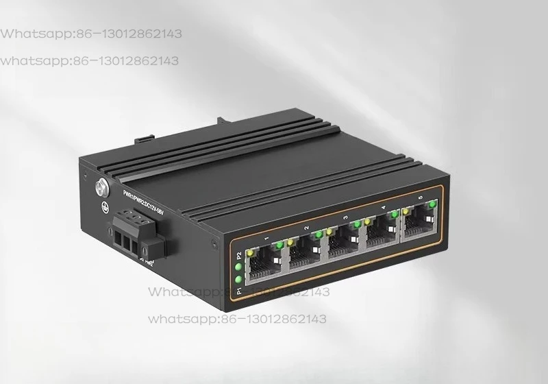 Gigabit Ethernet switch rail type outdoor security monitoring dedicated unmanaged type