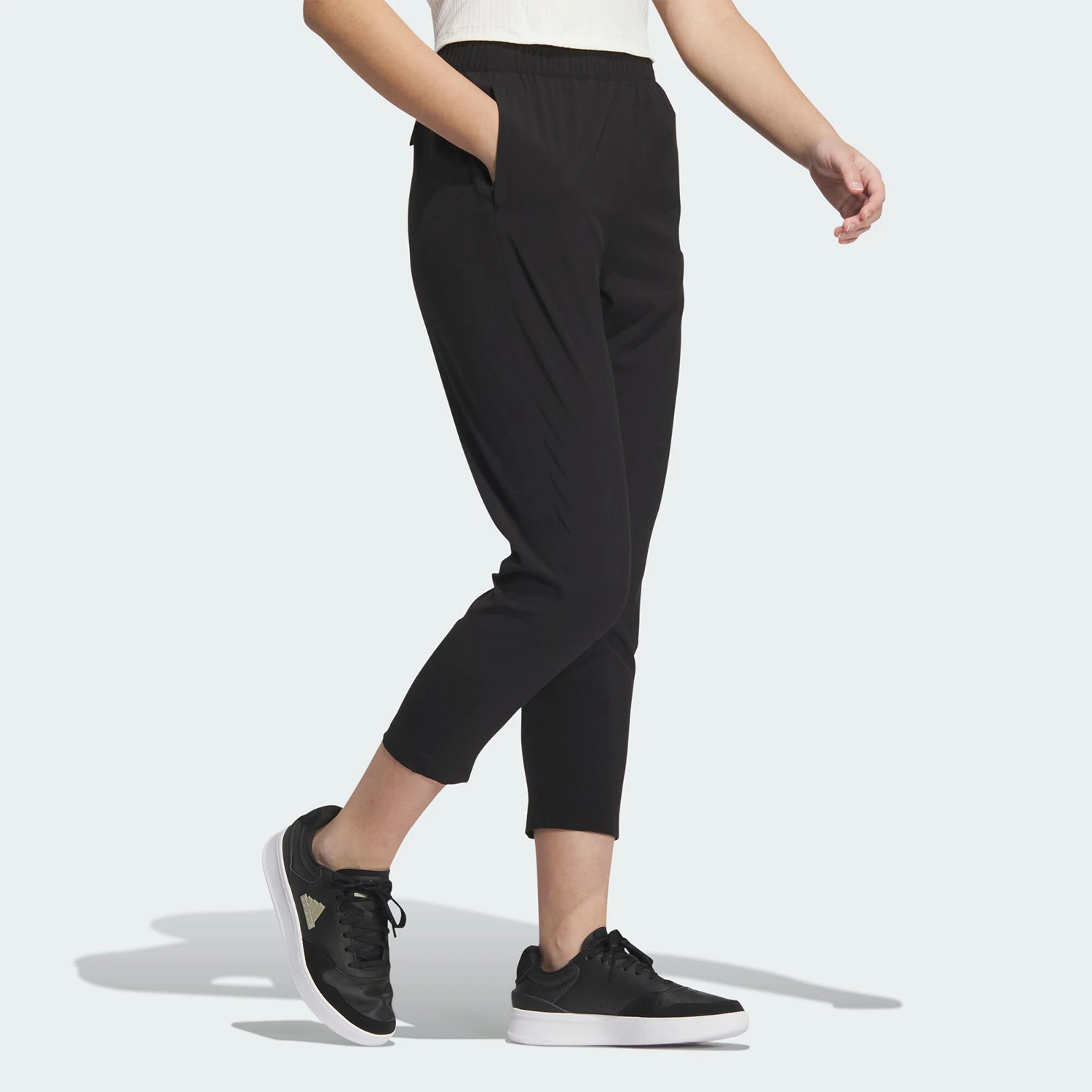 Adidas genuine new women's cool and breathable sports casual cropped pants JJ1133
