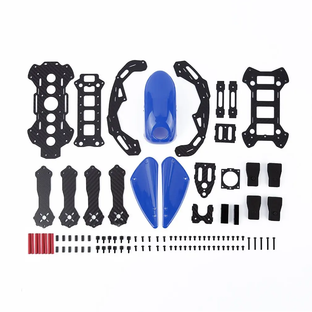 Robocat 270mm 4-Axes Carbon Fiber FPV-Racing Mini Quadcopter Frame Kit Blue