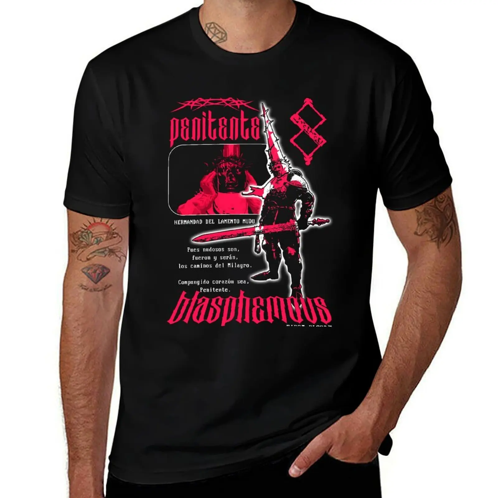 

BLASPHEMOUS T-Shirt Work Style Casual T-Shirt